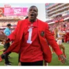 Frank Gore 49ers Hall of Fame Red Induction Blazer