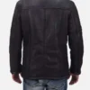 Mens Furcliff Double Face Leather Shearling Coat - Image 2