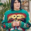 GBBO S15 Noel Fielding Green Printed Sweater - Image 3