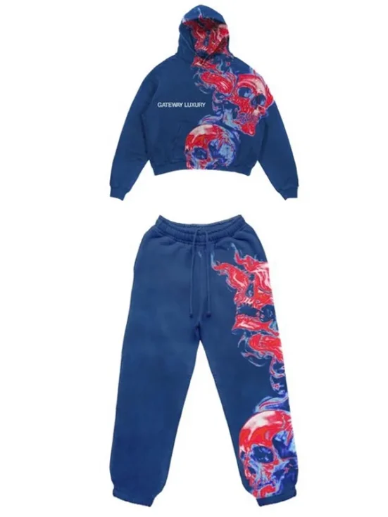 Gateway Luxury Tracksuit Blue