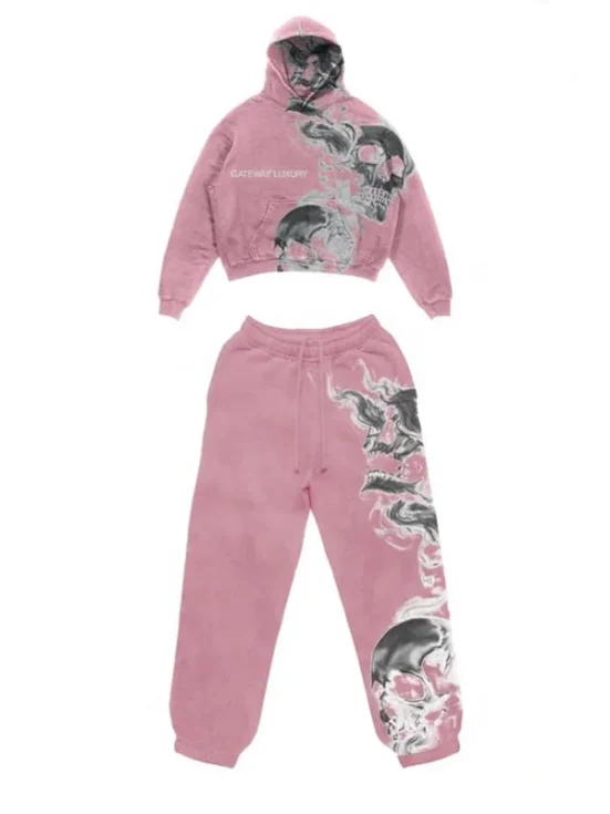Gateway Luxury Tracksuit Pink