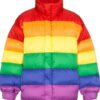 Gooba 69 Rainbow Puffer Jacket