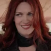 Mireille Enos Good Omens Black Leather Jacket