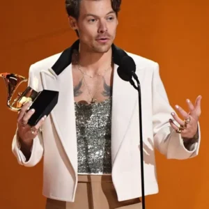 Grammys 2023 Harry Styles White Blazer