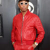 Grammys Awards 2023 Pharell Williams Red Tracksuit