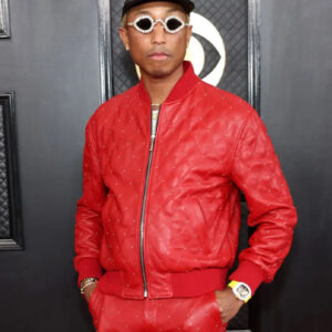 Grammys Awards 2023 Pharell Williams Red Tracksuit