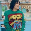 GBBO S15 Noel Fielding Green Printed Sweater