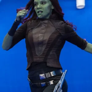 Gamora Guardians of the Galaxy 2 Leather Coat