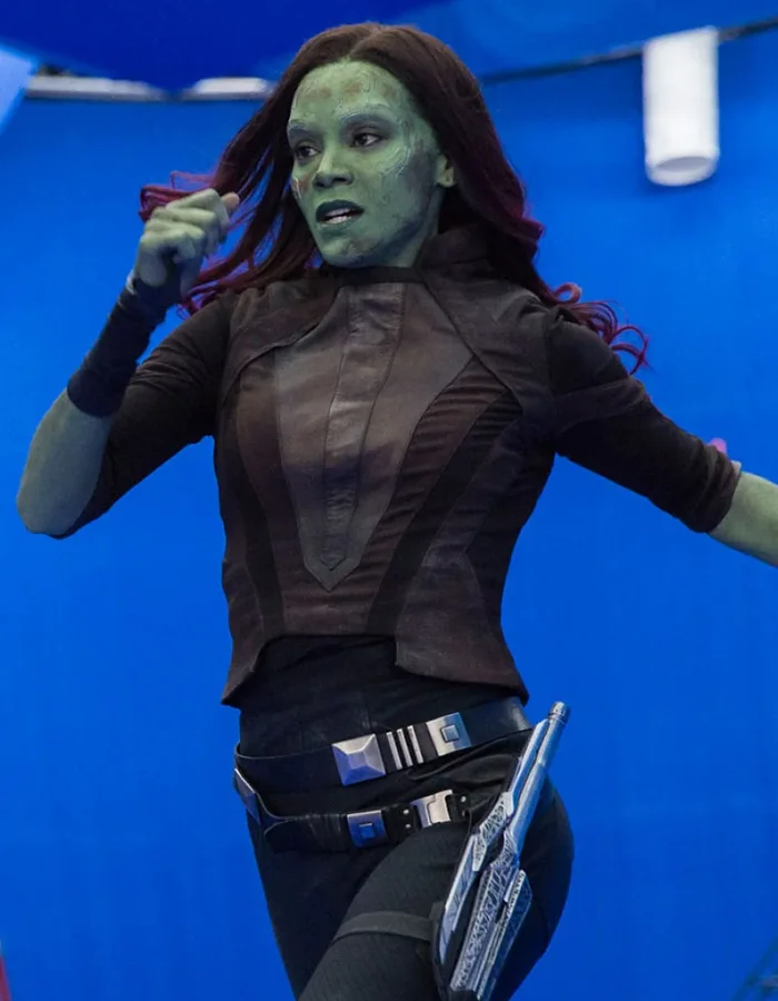 Gamora Guardians of the Galaxy 2 Leather Coat