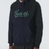 Gucci Logo Cotton Jersey Hoodie