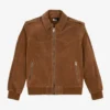 Men's Camel Suede Leather Jacket