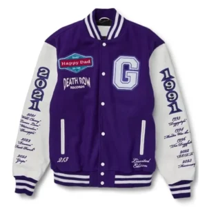 Happy Dad x Death Row Varsity Jacket