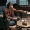 Harry Melling The Queen's Gambit Leather Jacket