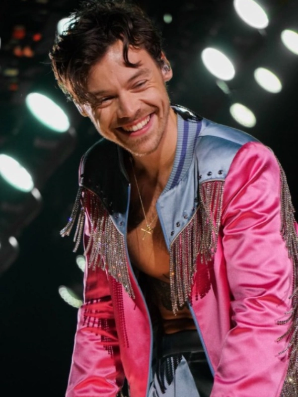 harry styles pink dress fuck it. harry styles wearing the pink strawberry dress