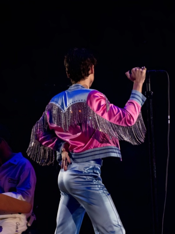 Love On Tour 2023 Harry Styles Pink Fringe Jacket - Image 4
