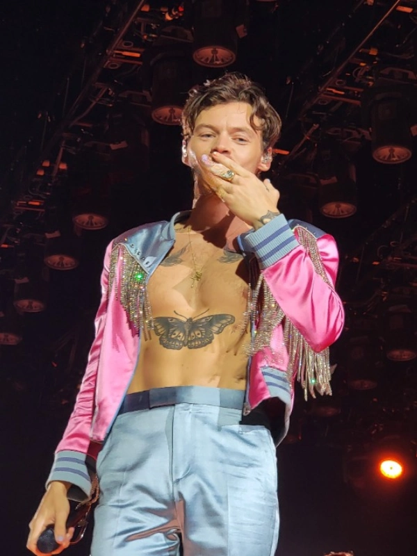 Love On Tour 2023 Harry Styles Pink Fringe Jacket