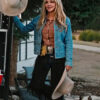 Yellowstone Mia Blue Denim Jacket - Image 2