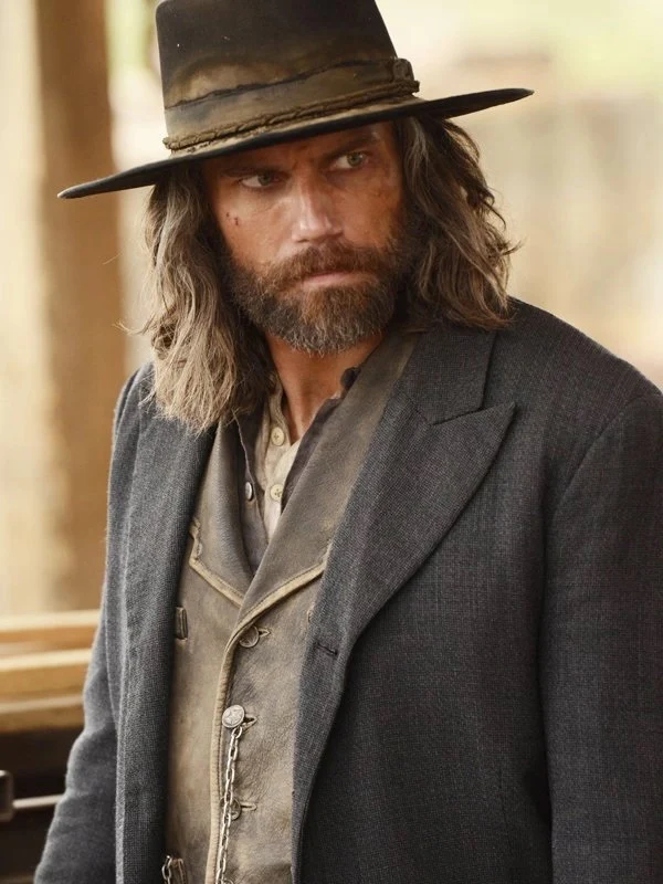 Hell On Wheels Cullen Bohannon Grey Coat - Image 2