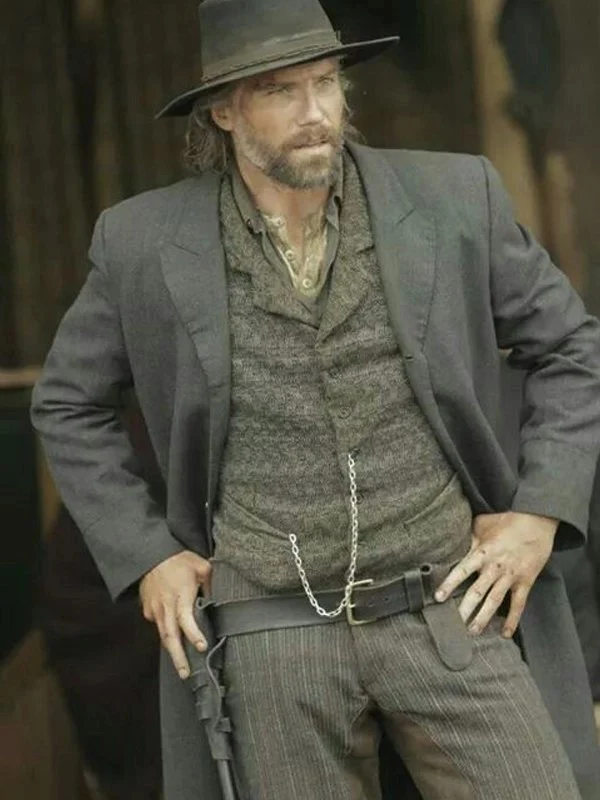 Hell On Wheels Cullen Bohannon Grey Coat - Image 3