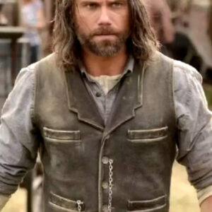 Hell on Wheels Anson Mount Leather Vest