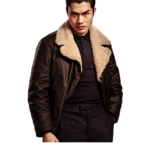 Henry Golding The Gentlemen Leather Jacket
