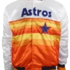 Houston Astros White and Orange Star Jacket