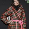 Idina Menzel Plaid Coat - Image 2