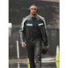 Jalen Hurts Louis Vuitton Leather Mix Biker Jacket
