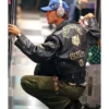 Avirex Daytona to L.A Jacob Elordi Leather Jacket