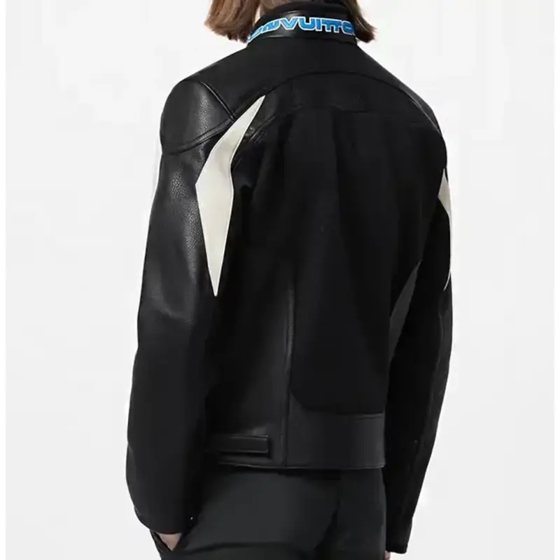 Jalen Hurts Louis Vuitton Leather Biker Jacket | Shop Now