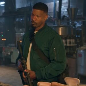 Day Shift Jamie Foxx Green Jacket
