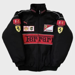 Jared Leto Vintage Ferrari F1 Jacket