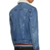 Jefferson White Yellowstone Denim Sherpa Jacket