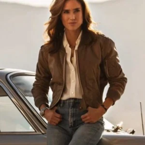 Jennifer Connelly Top Gun Maverick Brown Jacket