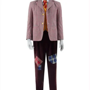 Arthur Fleck Joker Wool Checkered Blazer