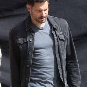 The Kill Room Joe Manganiello Black Denim Jacket