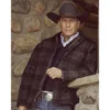 Yellowstone Kevin Costner Plaid Checked Jacket