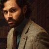 You S04 Penn Badgley Plaid Blazer - Image 4