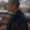 Gossip Girl Julien Calloway Shearling Leather Coat - Image 2