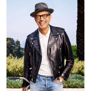 Jurassic World Dominion Jeff Goldblum Biker Jacket