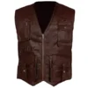 Jurassic World Chris Pratt Owen Grady Leather Vest