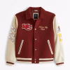Abercrombie Kansas City Chiefs Varsity Bomber Jacket
