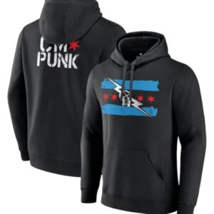 CM Punk Black Pullover Hoodie