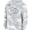 2024 Kansas City Chiefs Arctic Camo Salute to Service Hoodie