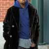 Kanye West Velvet Long Coat