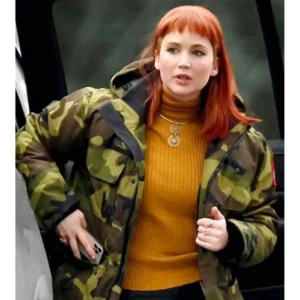 Don't Look Up Jennifer Lawrence Military Jacket