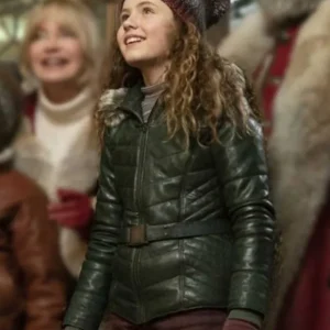 The Christmas Chronicles 2 Kate Green Leather Jacket