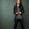 Katie Findlay How to Get Away With Murder Biker Leather Jacket - Image 4