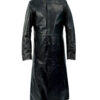 Neo Matrix Keanu Reeves Black Trench Coat