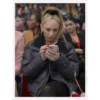 Ted Lasso S03 Juno Temple Black Puffer Jacket - Image 2